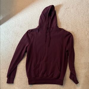 Men's American Tall Burgundy Hoodie